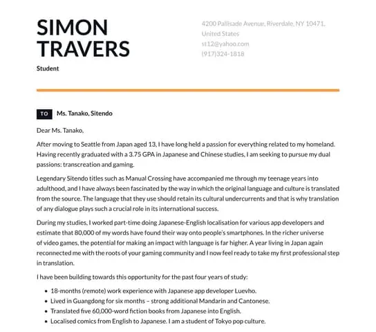 41590 graduate cover letter