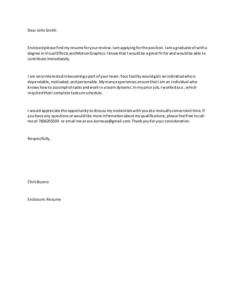 41590 skills cover letter