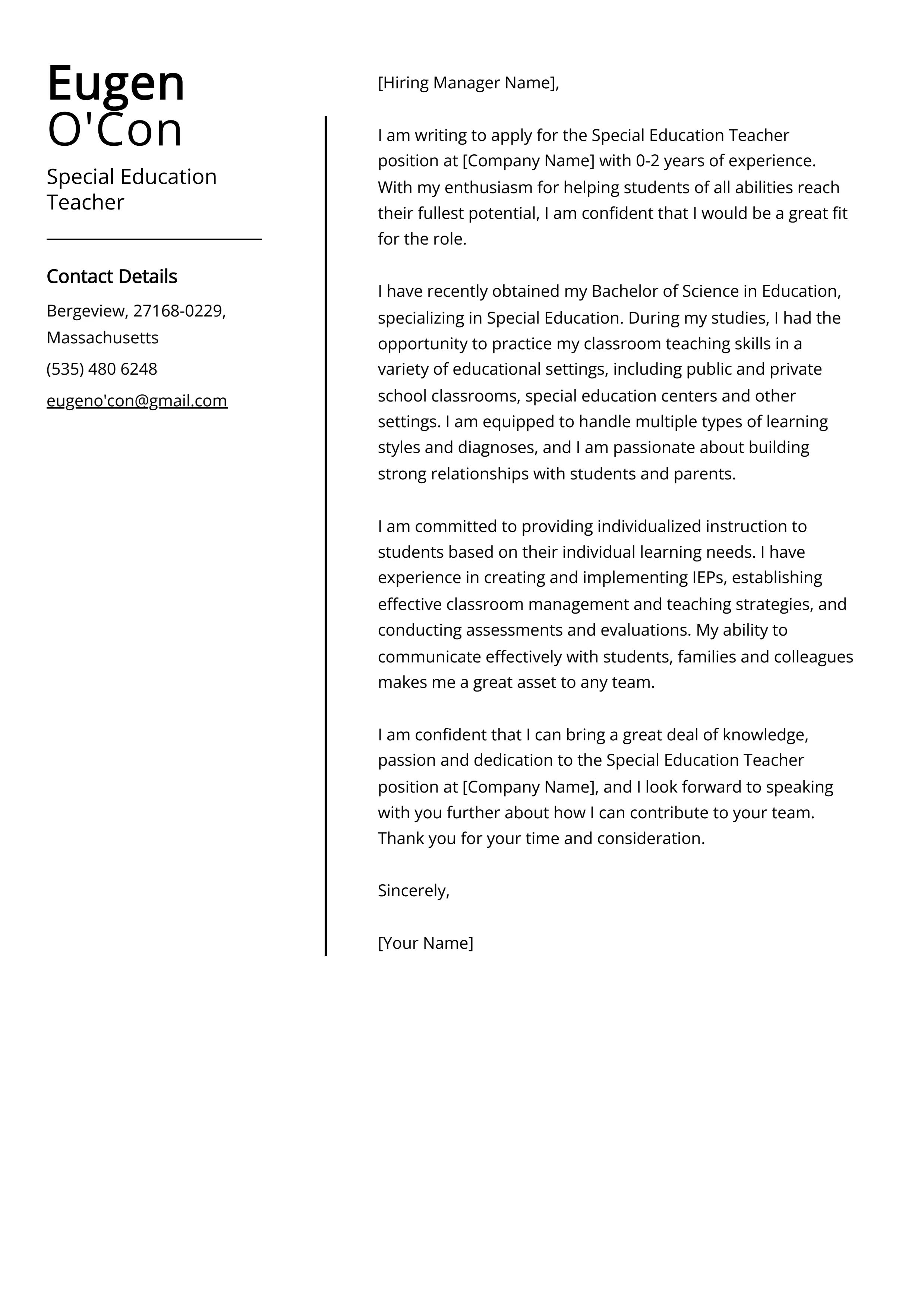 41593 tailoring cover letter school needs