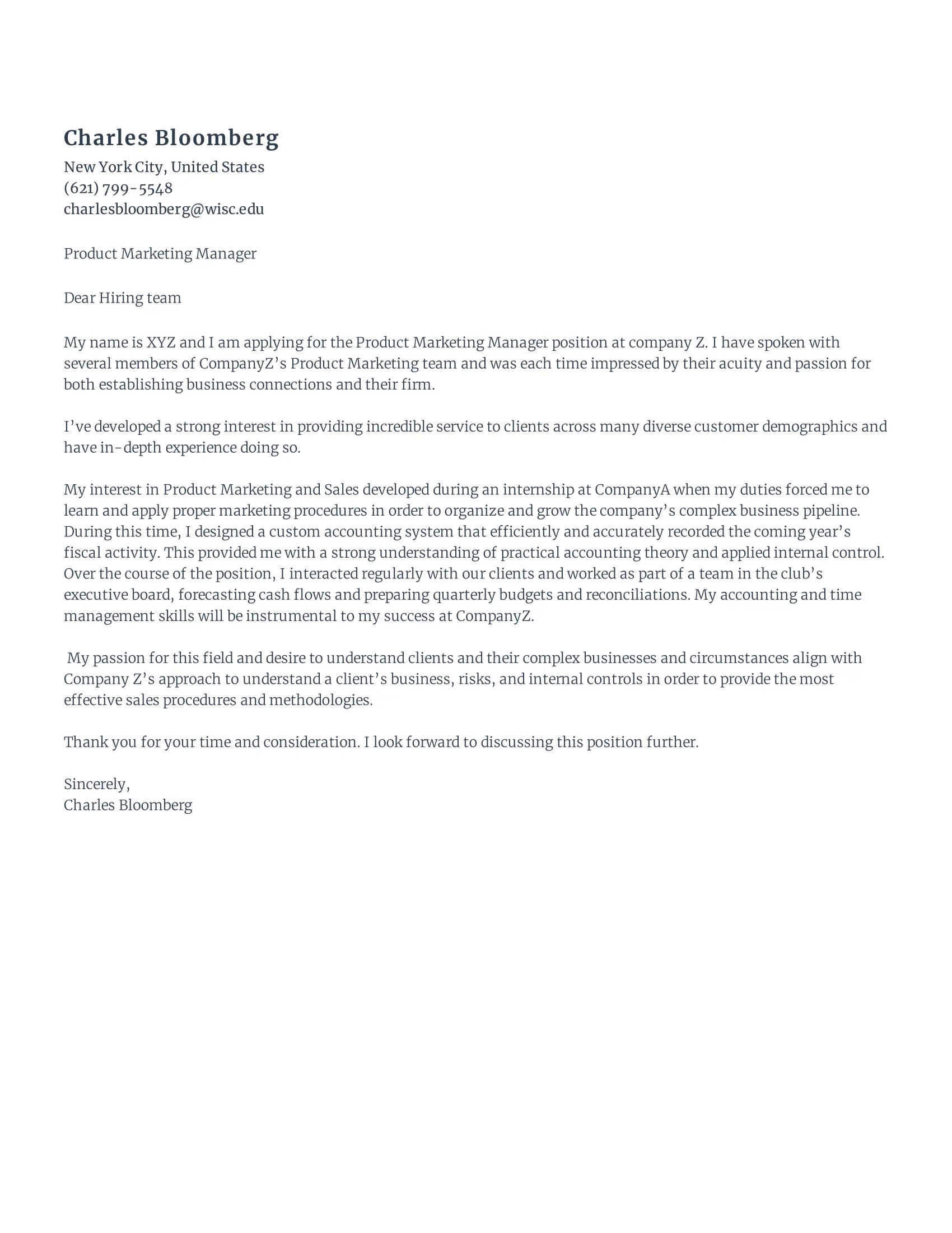 41608 cover letter formatting