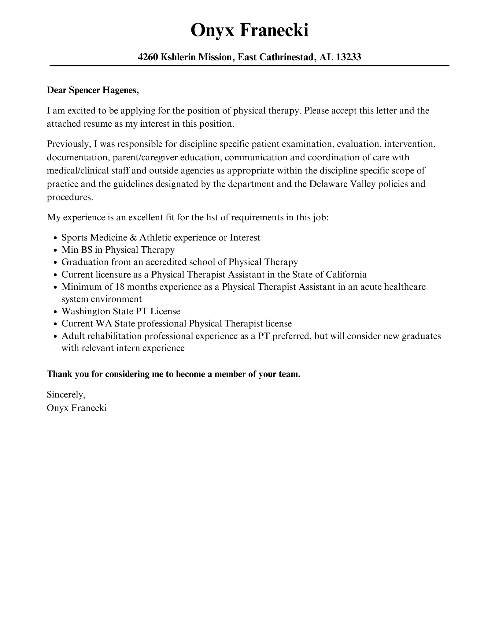 41614 physical therapy cover letter student image2