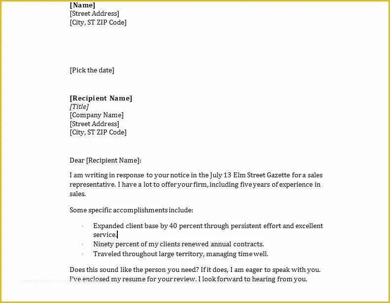 41618 cover letter formatting