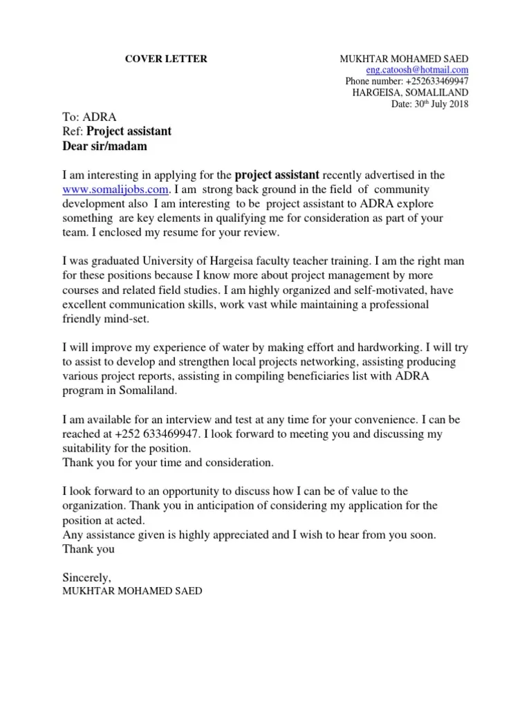 41630 cover letter writing