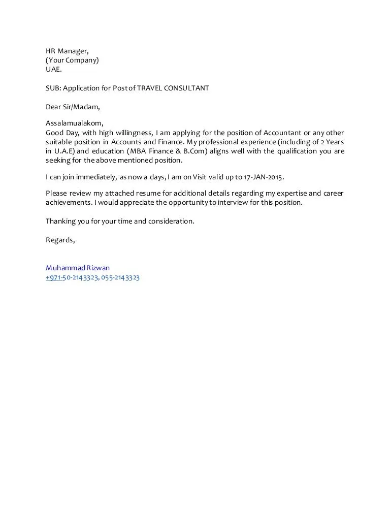 41630 formatting cover letter