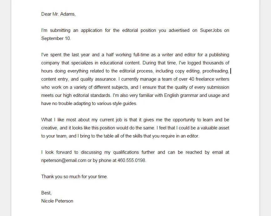 41642 cover letter example body