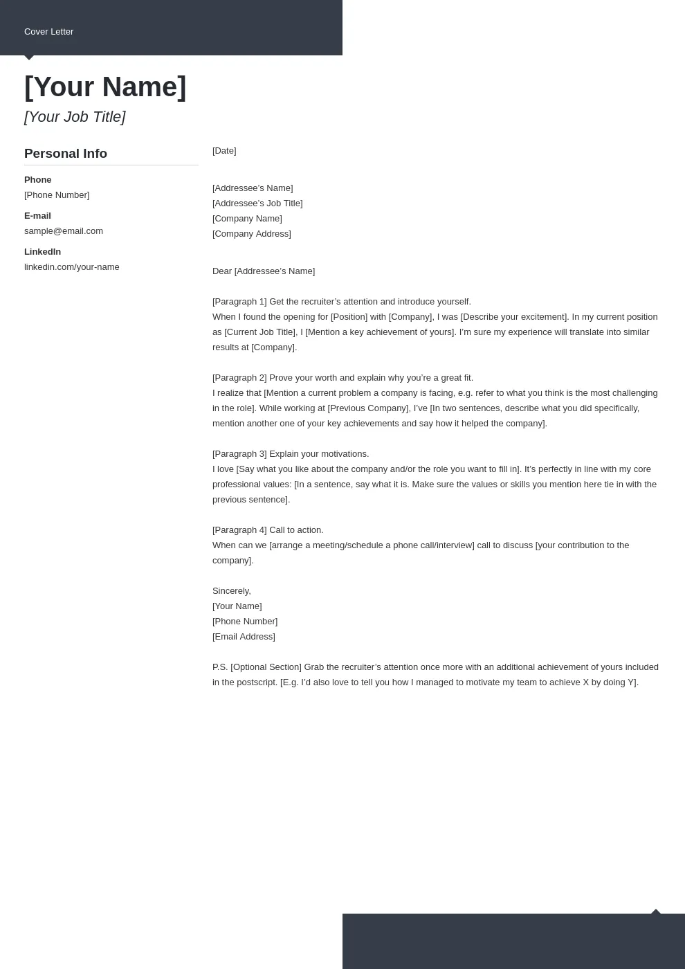 41647 cover letter formatting