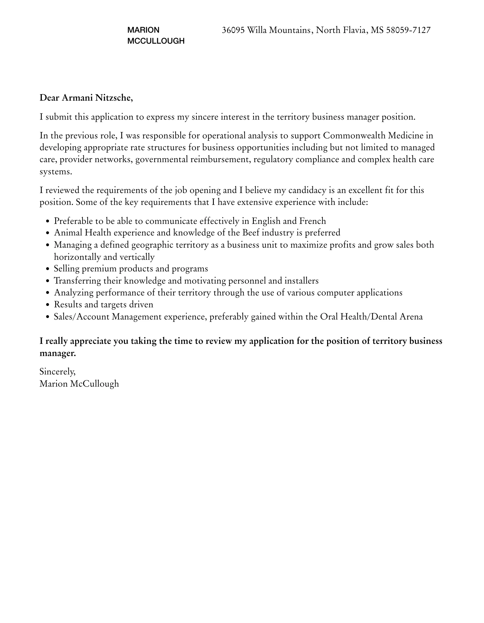 41654 tailoring cover letter