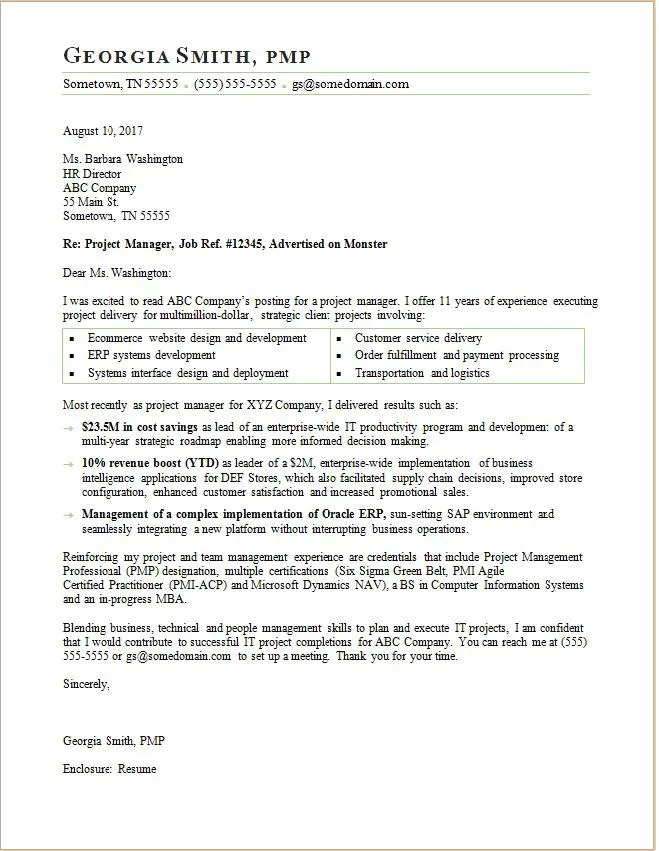 41664 tailoring cover letter