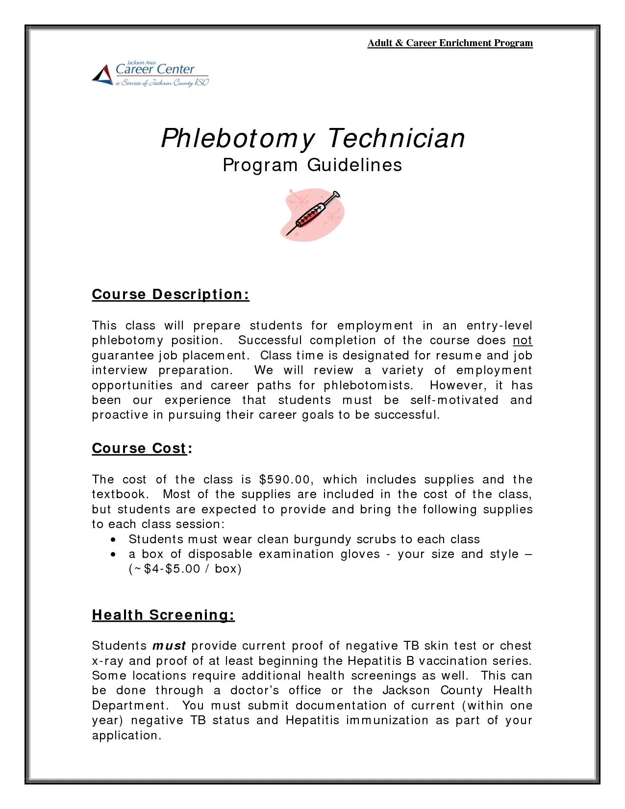 41665 phlebotomist proofreading