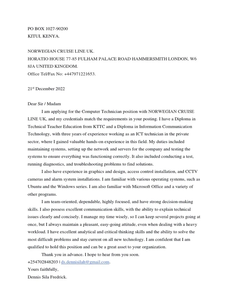 41667 cover letter template uk header