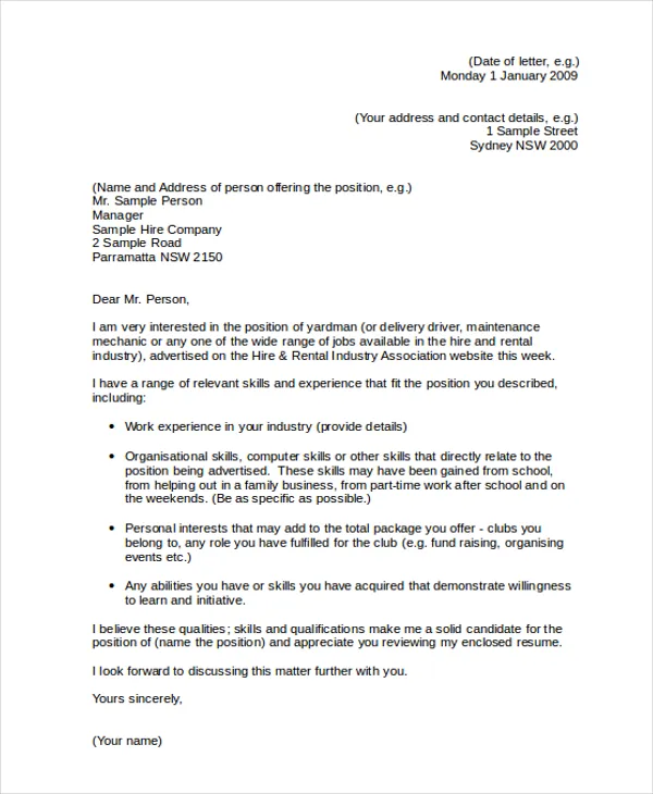 41676 cover letter example