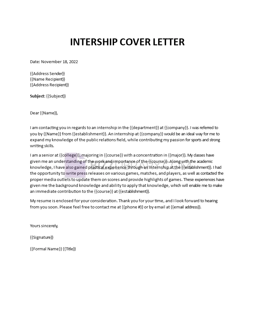 41684 cover letter internship proofreading